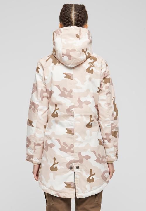 Actual product image Brandit Women's Marsh Lake Parka size M colour candy/camouflage pattern (M)