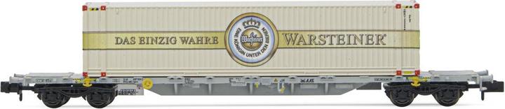 Actual product image Hornby AAE Sgnss Container Wagon 1x45 Warsteiner, Ep V (Track N)
