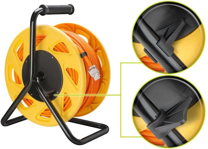 Produktbild Goobay Mobile Kabeltrommel (S/FTP, CAT7a, 50 m)