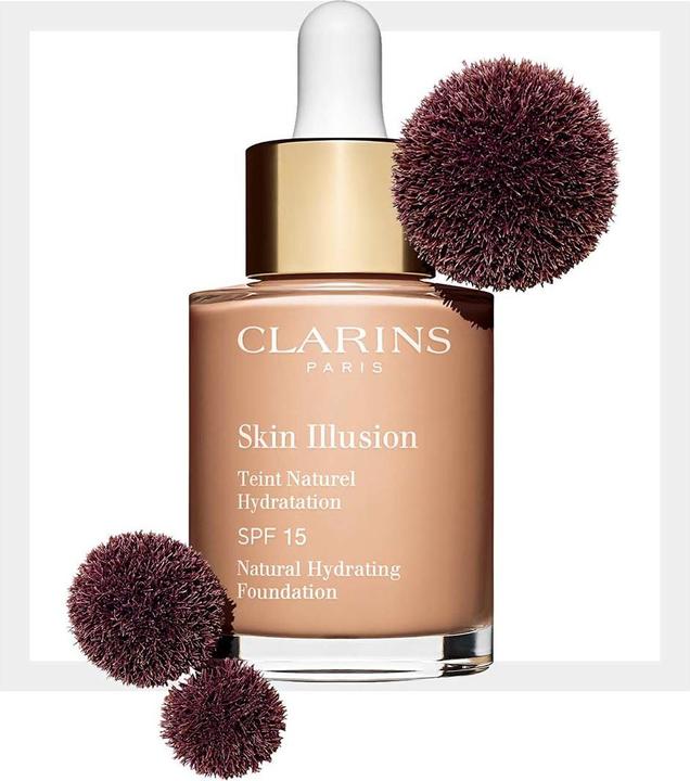 Actual product image Clarins Skin Illusion SPF15 No. 107 - Beige (107 Beige)