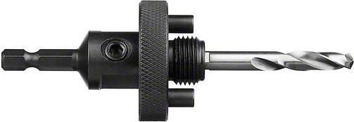 Actual product image Bosch Professional Zubehör Hexagon socket adapter for hole saws with 32 to 76 mm 5/8-inch 18 UNF (6.35 millimetres)