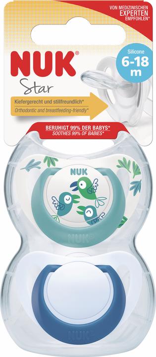 Immagine prodotto NUK Succhietto Star (2 x, 6 - 18 M.)
