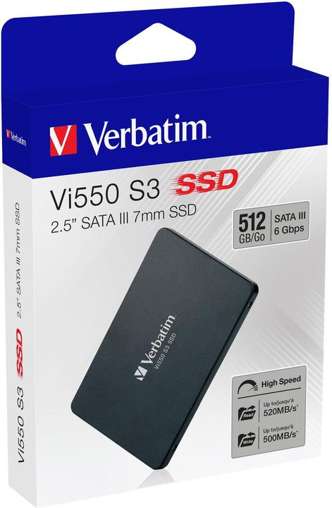 Actual product image Verbatim Vi550 S3 (512 GB, 2.5")