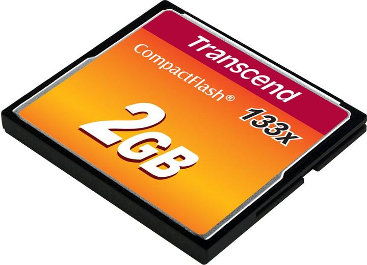 Image du produit Transcend Carte Compact Flash 2GB MLC (2 Go, CF)
