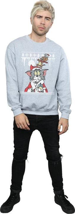 Immagine prodotto Tom & Jerry Christmas Fair Isle Felpa Uomo (XL)