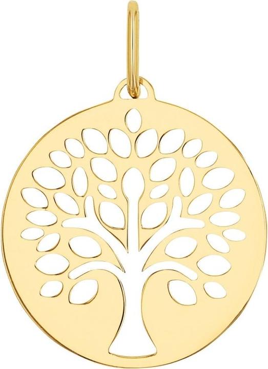 Amor Anhänger für Damen, Gold 375 | Lebensbaum (Gold 375, 9 ct)