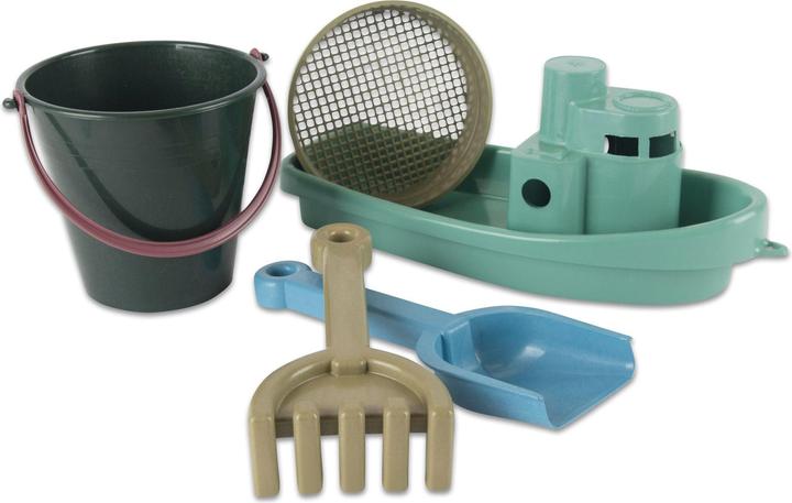 Actual product image dantoy Blue Marine Toys boat and sand set, 5 parts
