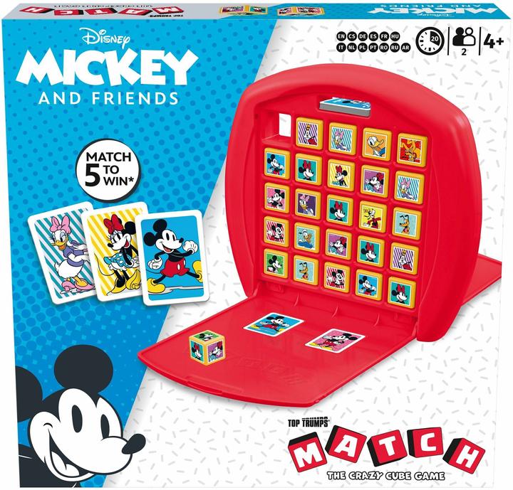 Image du produit Winning Moves Top Trumps Match Mickey et ses amis (Italien, Allemand, Français)