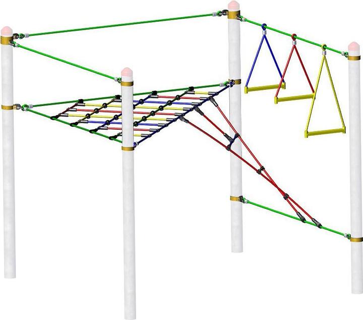 Produktbild Huck Seiltechnik Vario-Kletterpark Viereck