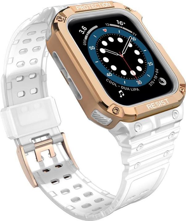 Immagine prodotto Hurtel Protezione del cinturino Custodia da polso per Apple Watch 7 / 6 / 5 / 4 / 3 / 2 / SE (45 / 44 / 42 (Materiale sintetico, TPU)