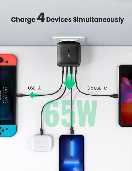 Produktbild Ugreen EU 90613 Verlängerungskabel, 30 W (30 W)