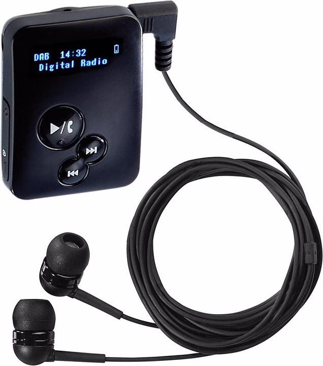 Produktbild VR-Radio 2-mal: Pocket-Mini-Radio-Clip mit DAB/DAB+-Empfang
