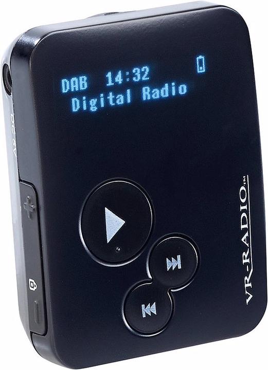Produktbild VR-Radio 2-mal: Pocket-Mini-Radio-Clip mit DAB/DAB+-Empfang