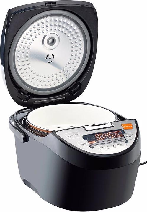 Actual product image Rosenstein & Söhne 15in1 multifunctional stove in matt brushed stainless steel