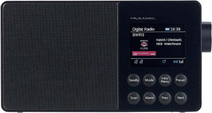 Produktbild VR-Radio Mobiles Akku-Digitalradio mit DAB+ (DAB+, FM, Bluetooth)