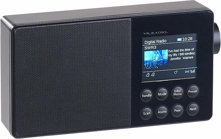 Produktbild VR-Radio Mobiles Akku-Digitalradio mit DAB+ (DAB+, FM, Bluetooth)