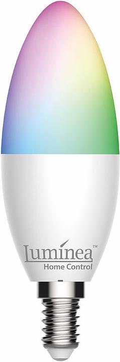 Produktbild Luminea 4er-Set WLAN-LED-Lampen, für Amazon Alexa/Google Assistant (E14, 5.50 W, 470 lm, 4 x, F)