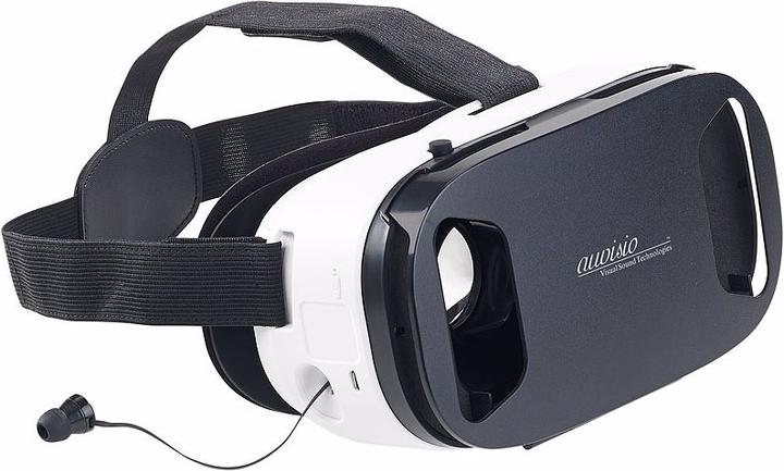 Image du produit Auvisio Lunettes de réalité virtuelle, y compris casque intra-auriculaire et commande tactile