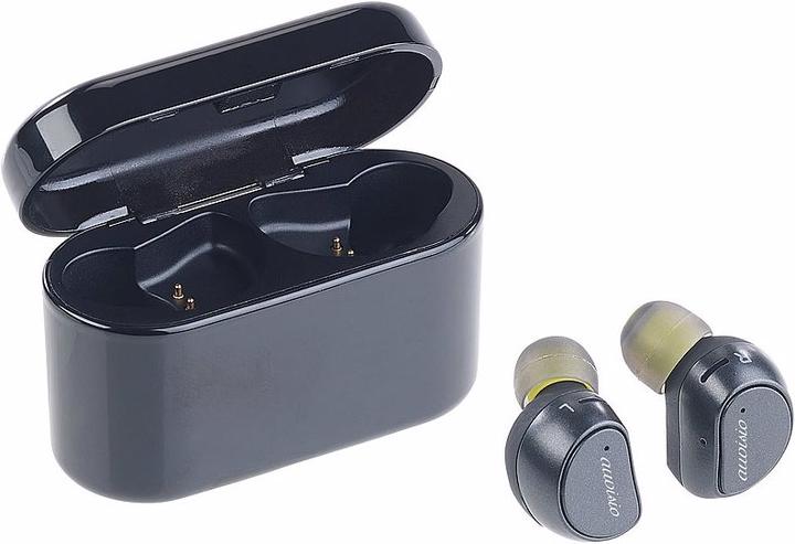 Produktbild Auvisio True Wireless In-Ear-Headset inkl. Powerbank-Etui (2.50 h, Kabellos)