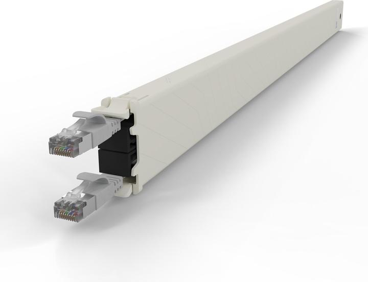Produktbild PATCHBOX one / Cassette / 30RU / Cat 6A, STP, 1.8 m, Grau (STP, CAT6a, 1.80 m)
