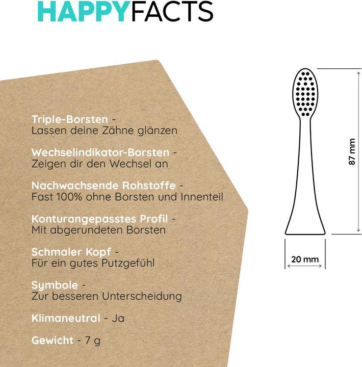 Actual product image happybrush Eco Vibe 3 (3 x)