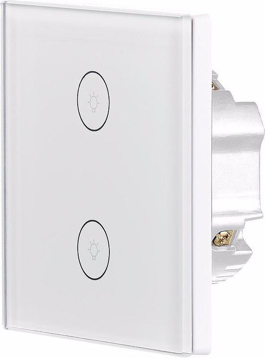 Immagine prodotto Luminea Doppio interruttore della luce di tocco, Amazon Alexa & Google Assistant compatibile
