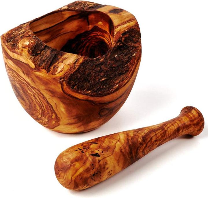 Image du produit Das Olivenholzbrett MS00112FBA Mörser und Stössel