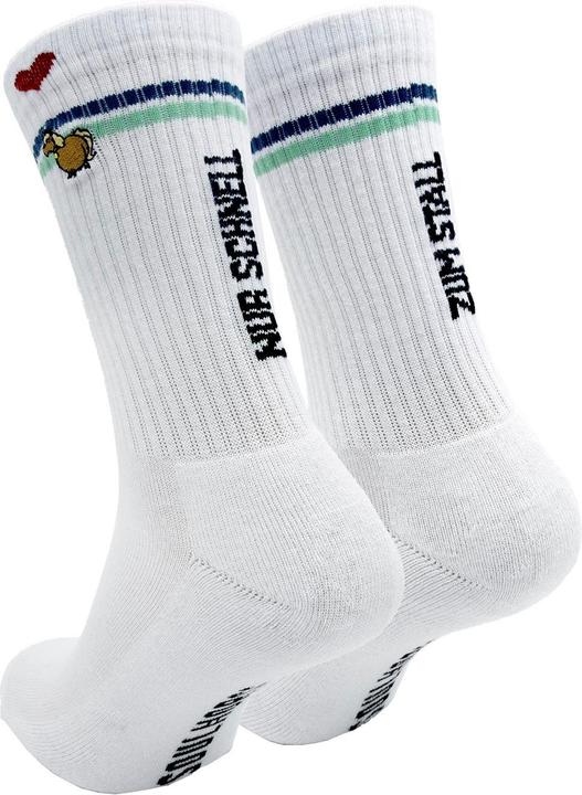 Actual product image Soulhorse Tennis socks ONLY QUICKLY TO THE STALL (One size)