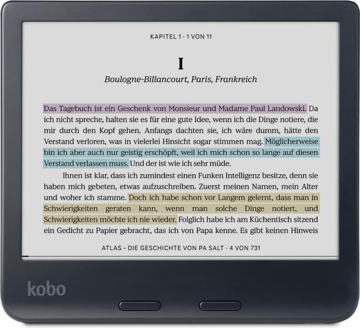 Immagine prodotto Kobo Libra Colour compreso Stylus 2 (7", 32 GB, Nero)