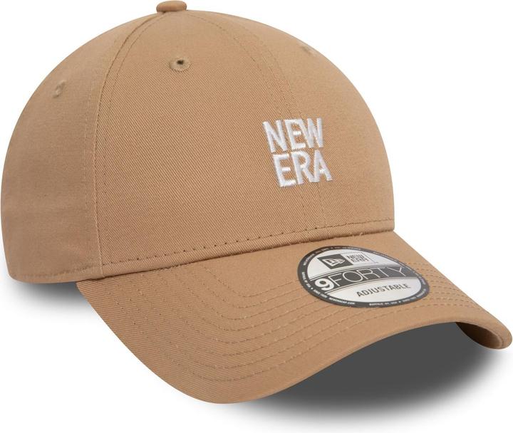 New Era 9Forty Strapback Cap - BRAND LOGO camel beige