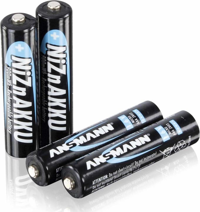 Immagine prodotto Ansmann NiZN Akku (4 pz., AAA, 550 mAh)