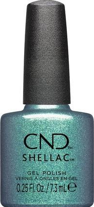 CND Shellac UV-Nagellack Teal-Tricity Nr. 478 Türkis Schimmer (Türkis, UV-Gel Lack)
