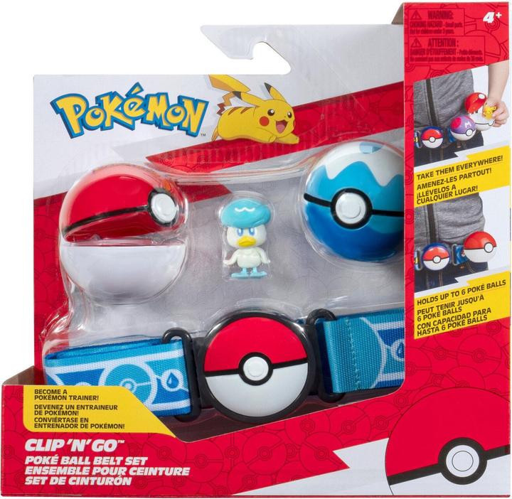 Actual product image Pokémon Pokemon - POKEMON CLIP N GO BELT SET ASS. (95283-16)