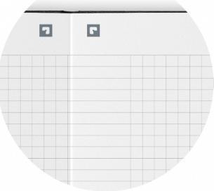 Actual product image Oxford Notebook "Signature", A5 (A4, Checked, Hardcover)
