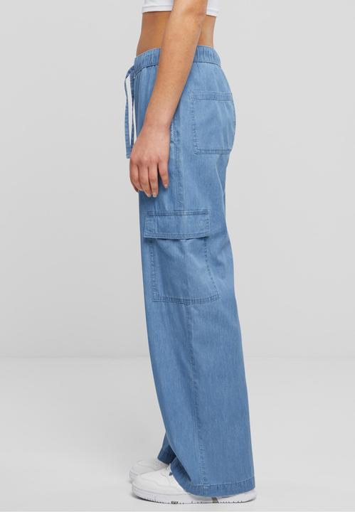 Image du produit Urban Classics Ladies Light Denim Cargo Pants - 138401 (S)