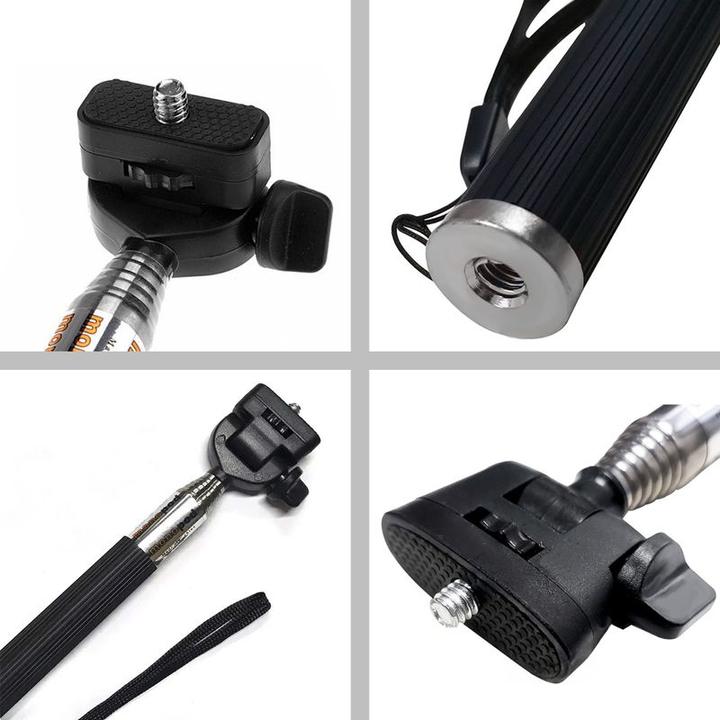 Immagine prodotto Hermex Bastone per selfie monopiede con adattatore per GoPro e Xiaomi Yi Cam