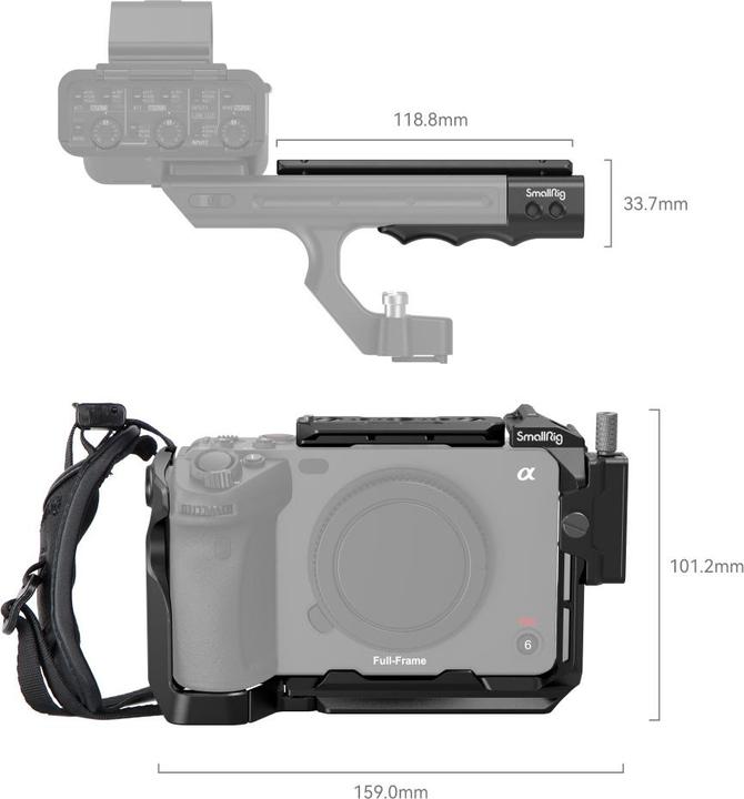 Image du produit SmallRig Kit de cage à main pour Sony FX30 / FX3 (Cage)