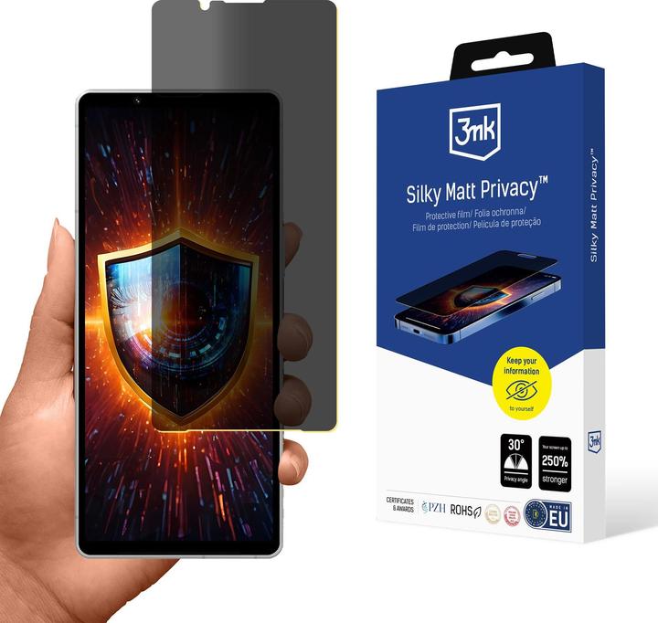 Produktbild 3MK Folia ochronna prywatyzujÄ ca matowa Silky Matt Privacy na Sony Xperia 5 V