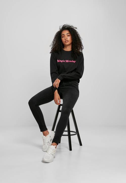 Actual product image Merchcode Ladies Magic Monday Slogan Longsleeve (XS)