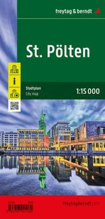 Produktbild St. Pölten, Stadtplan und Bezirkskarte