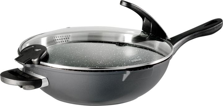 Produktbild Stoneline Wok 32cm (32 cm, Wok Pfanne, Aluminium)