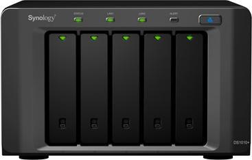 Actual product image Synology Disk Station DS1010+, NAS enclosure for 5 hard drives
