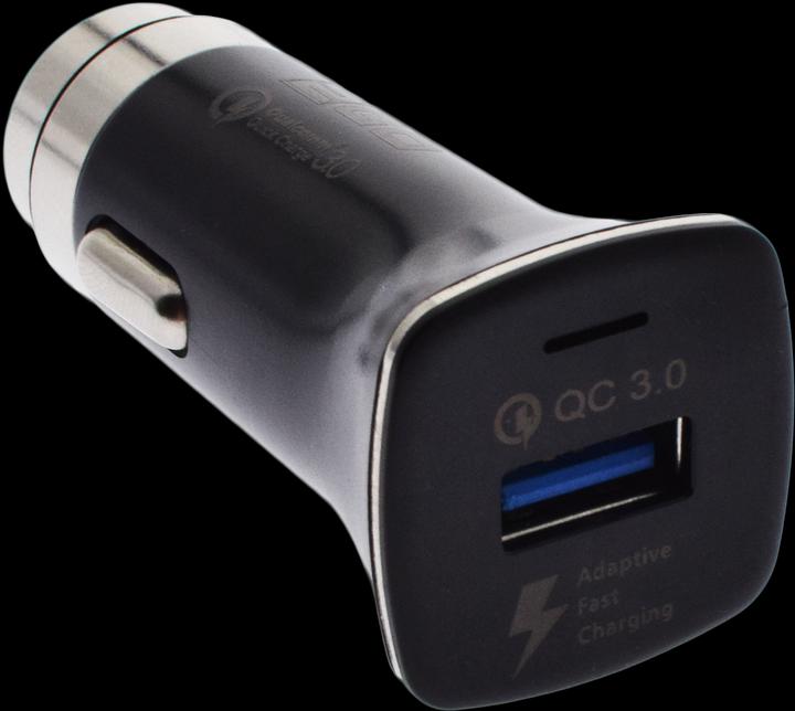 Produktbild 2GO Kfz-Schnell-Ladegerät 12V/24V-schwarz Univ. USB Quick-Ch