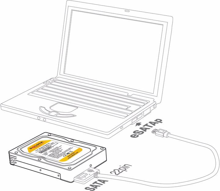 Produktbild Delock Hot-Swap für 1x 2.5SSD/HDD
