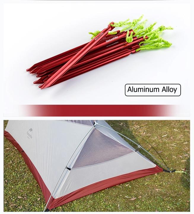 Actual product image Naturehike NH17T001T Cloud Up 2 Tent for 2 peopleGrey (Awning, 1.80 kg, 2 persons)