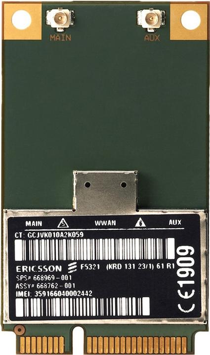 Produktbild HP H4X00AA 3G WWAN Modul (Mini PCI Express)