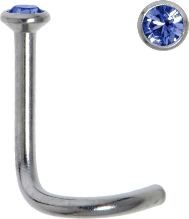 Bijouteria Nasenpiercing (Edelstahl, Kristall)