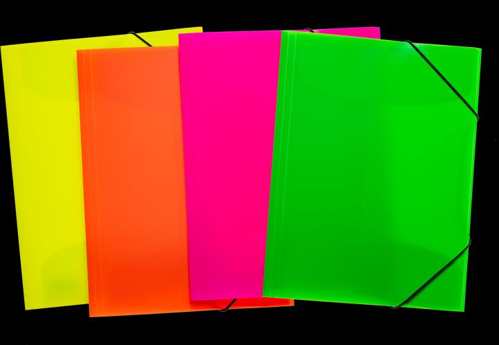 Actual product image HERMA A4 neon translucent folder (A4, 12 x)