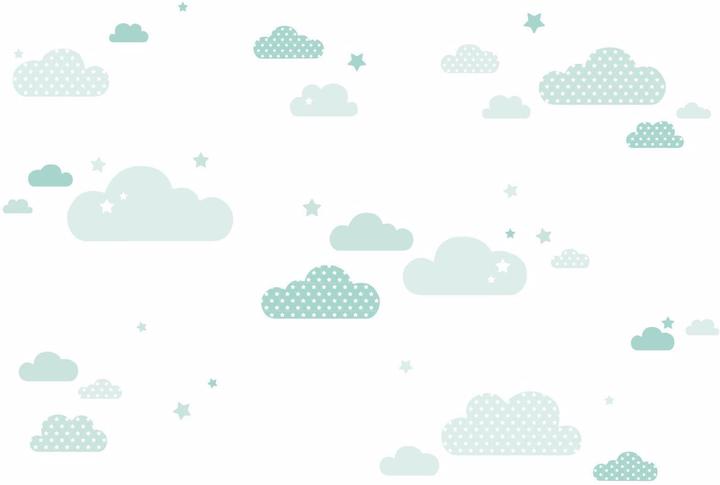 Produktbild Lovely label Wandtattoo Wolken (20 x 13 cm)