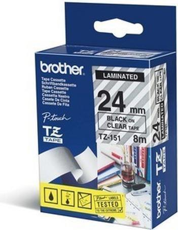 Produktbild Brother Tze-151 (2.40 cm, Schwarz)